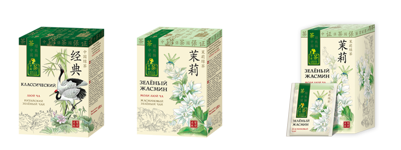 Классический и с ароматом Жасмина - два самых популярных в мире сорта зеленого чая